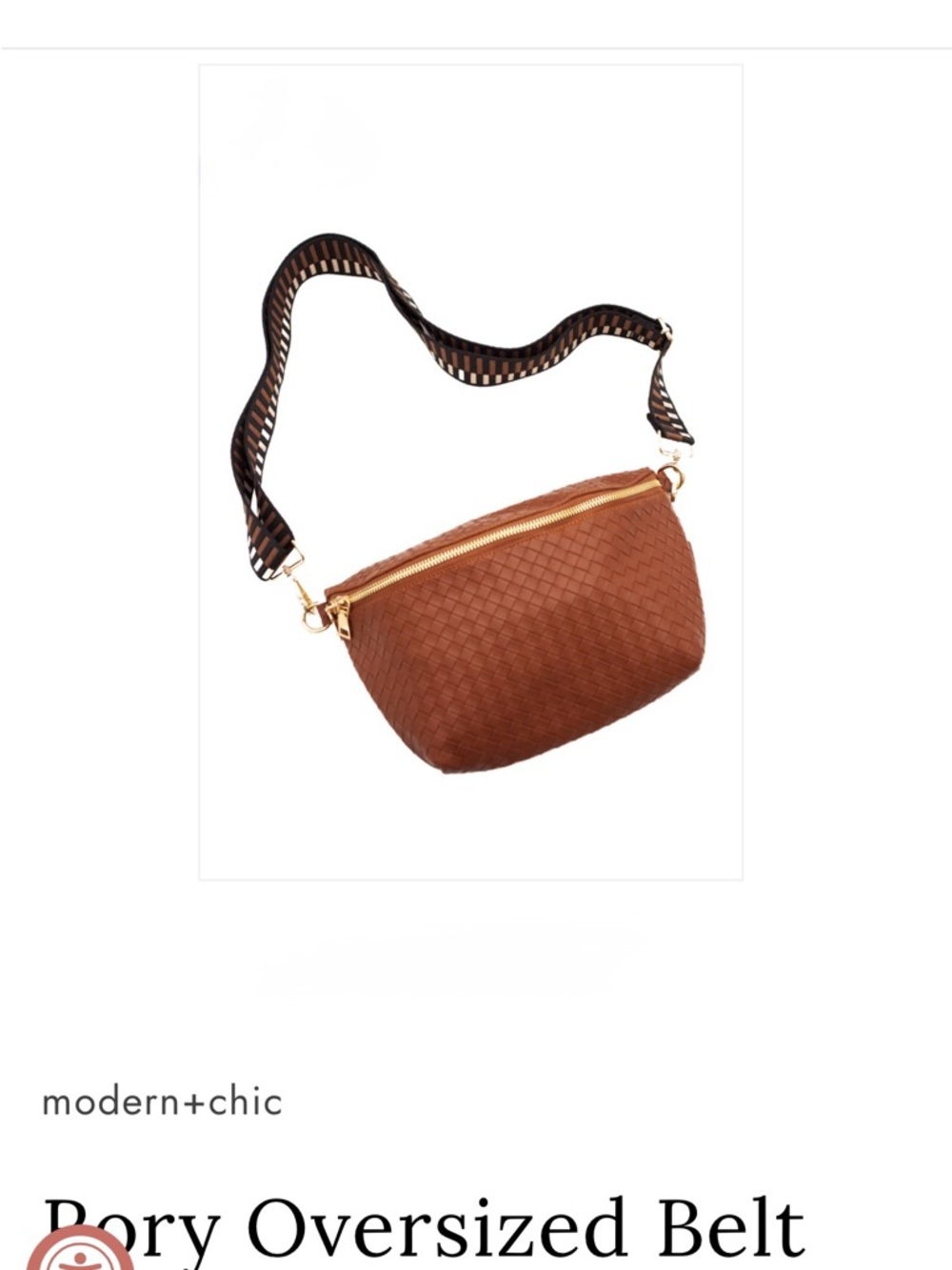 modern+chic
Rory Oversized Belt Bag Camel